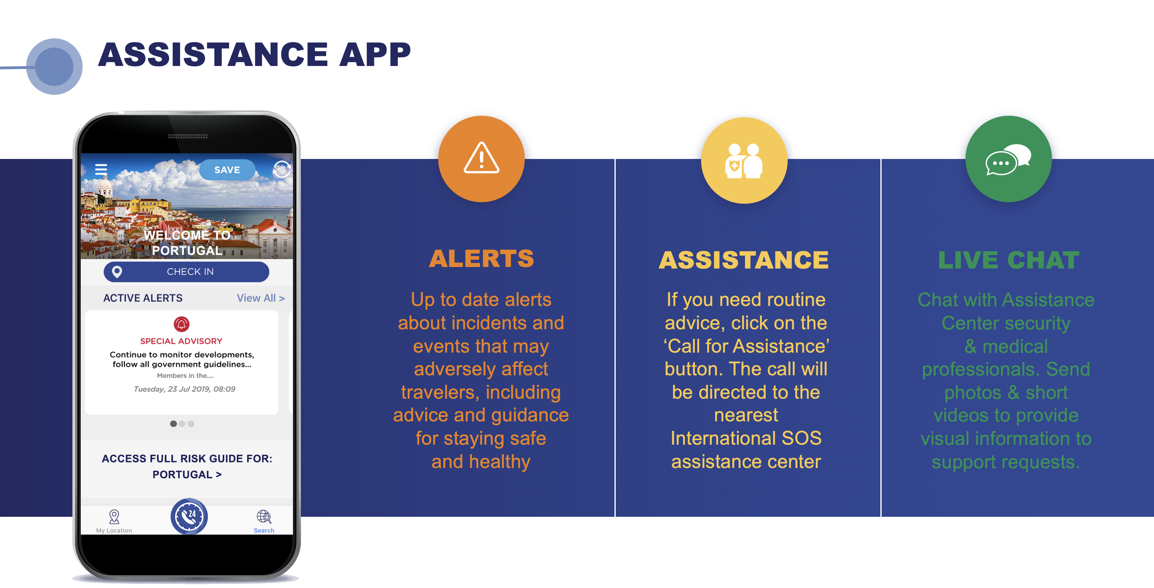 International SOS Assistance App